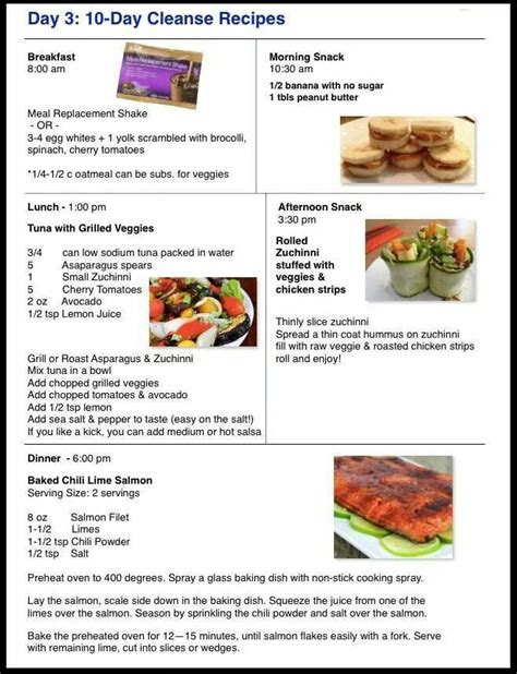 Advocare 10 Day Cleanse Meal Recipes | Bryont Blog