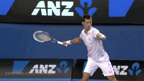 Novak Djokovic - Forehand in Slow Motion - YouTube