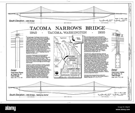 Tacoma Narrows Bridge Stock Photo - Alamy