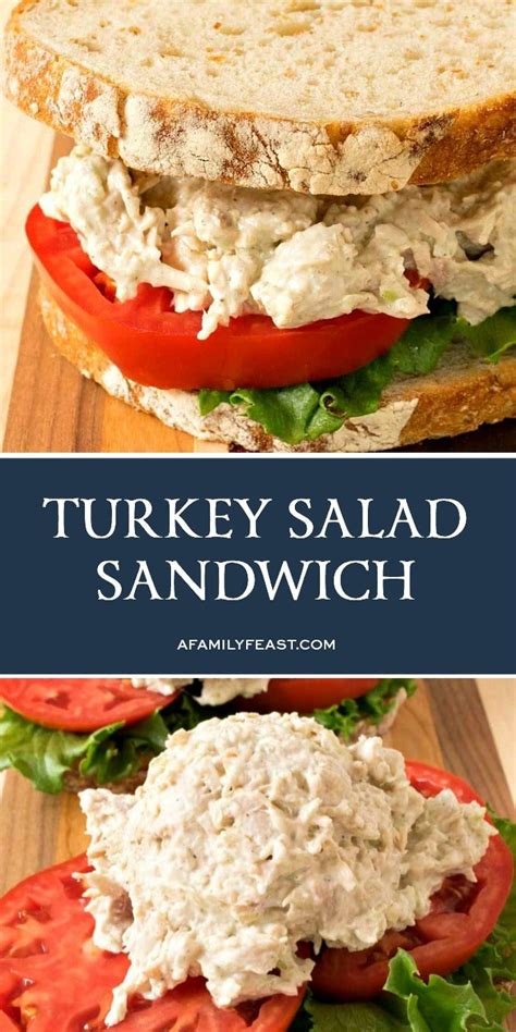 Turkey Salad Sandwich - A Family Feast®