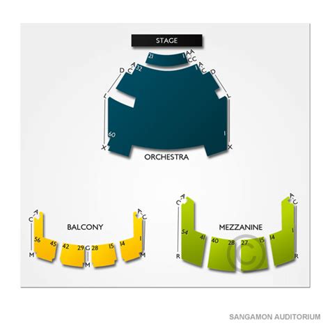 Sangamon Auditorium Seating Chart | Portal.posgradount.edu.pe