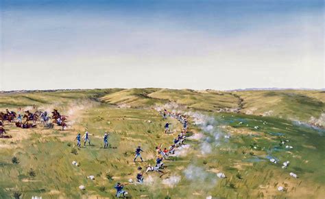 Custer Battlefield: Calhoun Hill | Battle of little bighorn, Custer battlefield, Battlefield