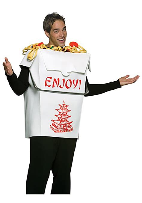 Chinese Take Out Adult Costume | Adult Food Costumes