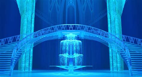 Elsa's Front View of her Ice Palace by TeleVue on DeviantArt