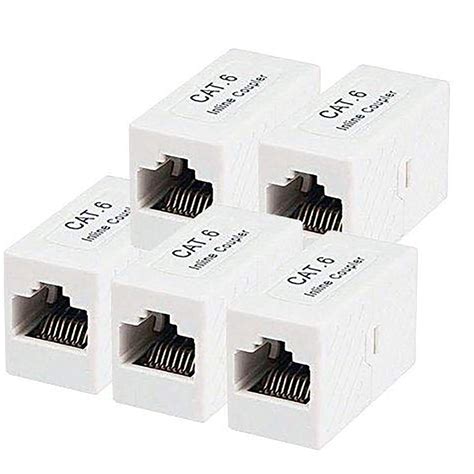 iMBAPrice Premium RJ45 Coupler - (Pack of 2) Cat6 Ethernet Cable ...