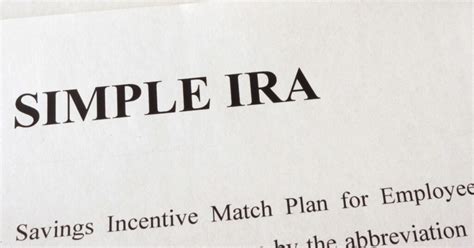 SIMPLE IRA |Savings Incentive Match Plan for Employees