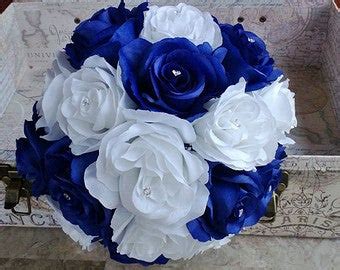 Exquisite Custom Florals You Can Treasure by SilkFlowersByJean | Blue wedding centerpieces ...