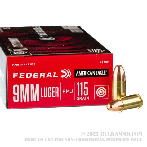 9mm Ammo-Box of 50