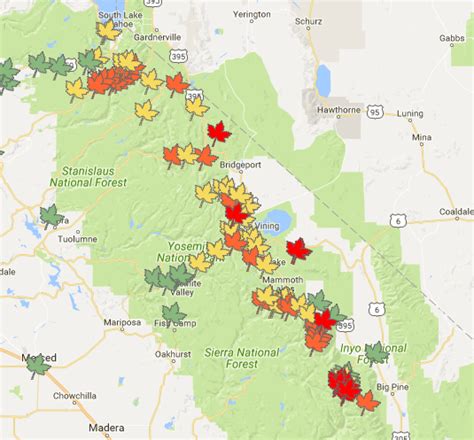 California Fall Color Map | Gadgets 2018