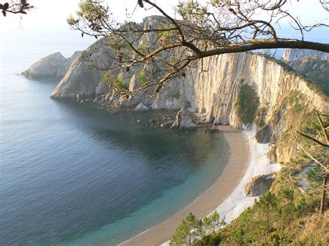 Playa del Silencio in Asturias region of Spain. Land of witches ...