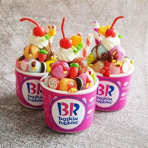 1:6 Baskin Robbins Ice Cream #icecream #miniature #miniatures # ...