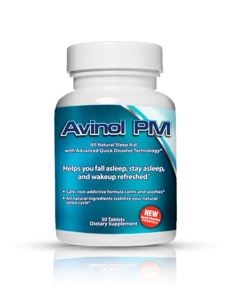 Avinol PM - Herbal Sleep Aid (Melt Tablets) – Vital Depot