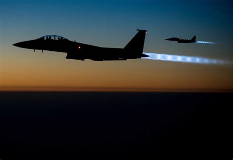 aircraft, Jet Fighter, Silhouette, Night, Military Aircraft, F 15 Eagle ...