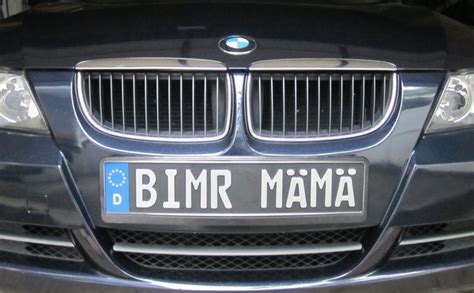 BMW Mama | European license plates, Custom license plate, Bmw