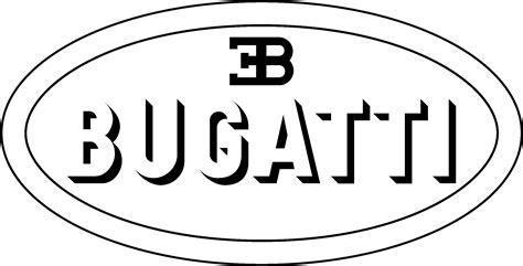 Bugatti logo PNG transparent image download, size: 2191x1117px