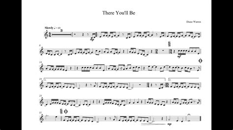 There You'll Be (Pearl Harbor Theme 2001) - trumpet music sample and ...