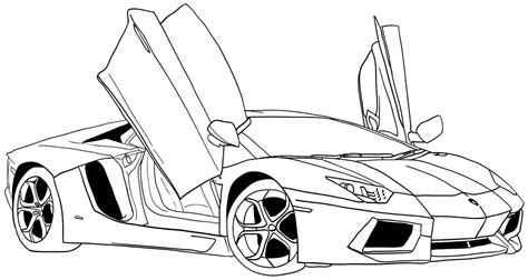 Lamborghini Coloring Pages | Free download on ClipArtMag