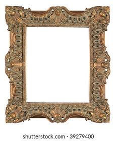 Isolated Decorative Bronze Frame Stock Photo 39279400 | Shutterstock