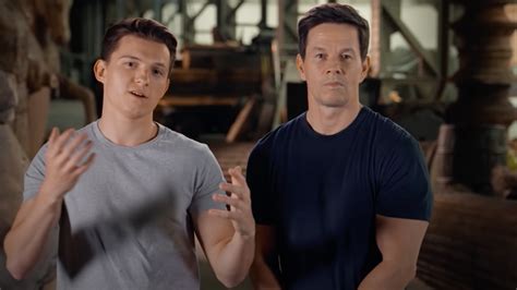 Tom Holland et Mark Wahlberg taquinent le film Uncharted - "L'aventure ...