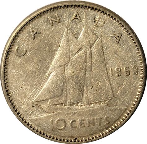 1963 Canadian Dime SILVER (25)