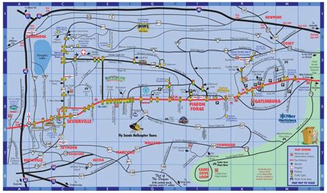 Pigeon Forge Map - Printable Map Of Pigeon Forge Tn - Printable Maps