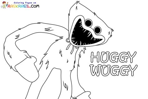 Huggy Wuggy Coloring Pages | New Pictures Free Printable | Detailed ...