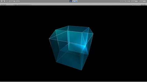 Visualizing 4D Hypercube / Tesseract in Unity 3D - YouTube