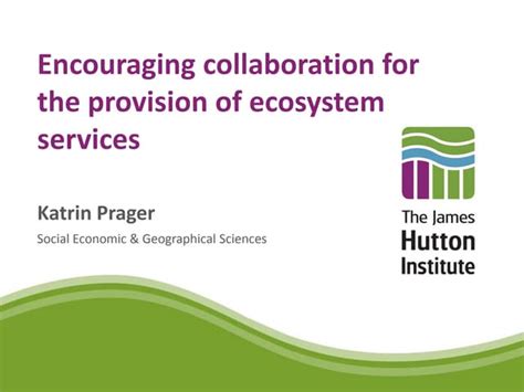 Promoting cross-boundary collaboration for ecosystem service management at landscape scales | PPT