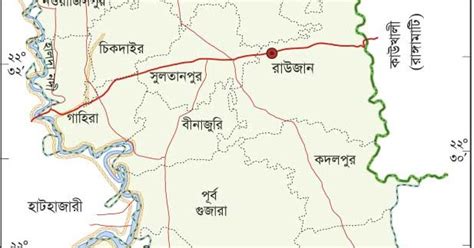 Bangladesh Map All: Raozan Upazila Map