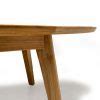 Midcentury Teak Outdoor Modern Oval Coffee Table - Impression - Teak ...