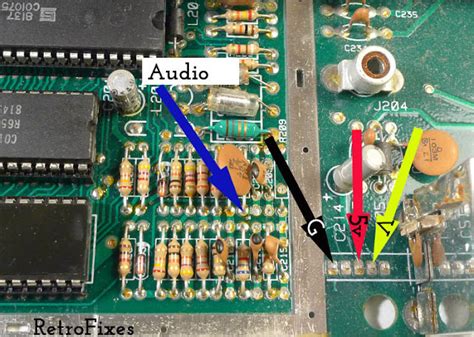 Atari 2600 Composite Mod Schematic