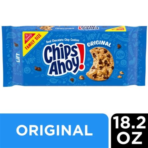 Chips Ahoy! Original Chocolate Chip Cookies Family Size, 18.2 oz - Fry ...