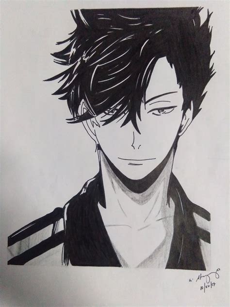 36+ Black And White Anime Drawing