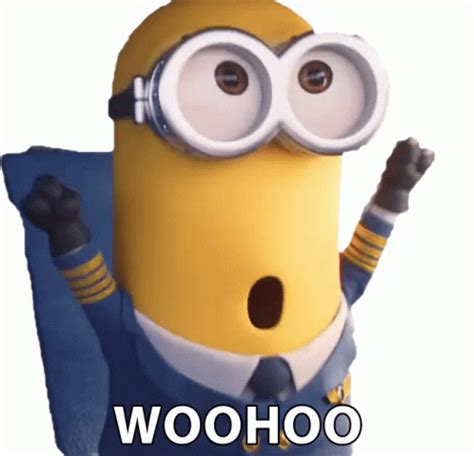 Woohoo Kevin Sticker – Woohoo Kevin Minions The Rise Of Gru – otkrijte i dijelite GIF-ove