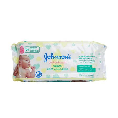 Johnson & Johnson Baby Wipes 56 Pcs Pack - Office Supplies Dubai ...