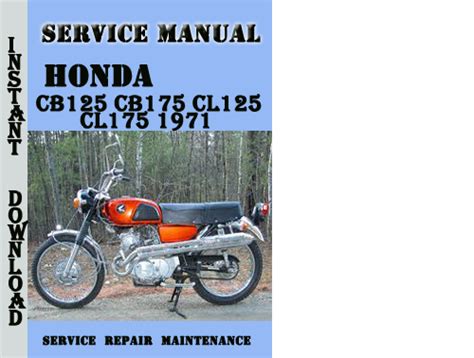 Honda Cb175 Service Manual