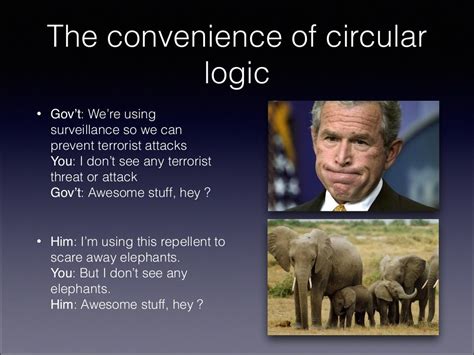 The convenience of circular logic