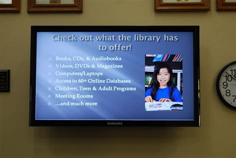 LCD Displays: Libraries Improve Visitor Experience by Upgrading Bulletin Boards to Electronic ...