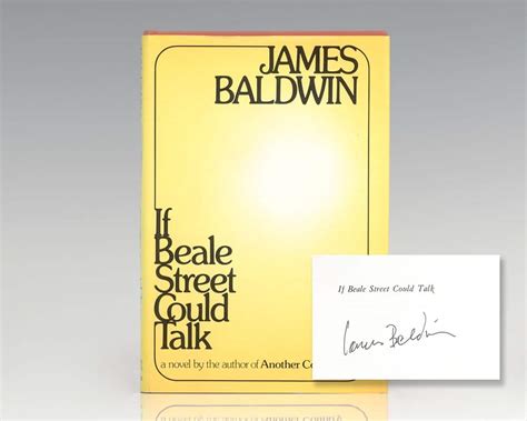 If Beale Street Could Talk James Baldwin First Edition Signed