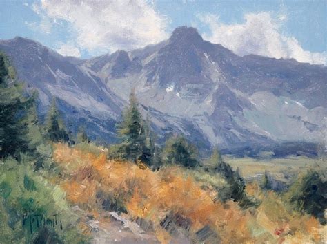 MATT SMITH, “September in the San Juans” (oil, 9x12) | Landscape paintings, Rocky mountains art ...