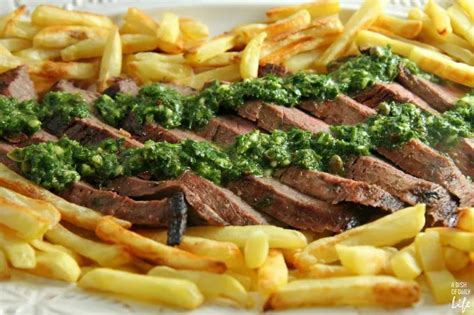 Steak Frites with Chimichurri Sauce recipe - A Dish of Daily Life