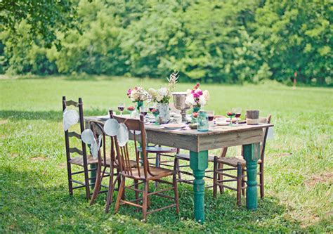 Mismatched Vintage-Inspired Table Wedding Ideas - Elizabeth Anne ...