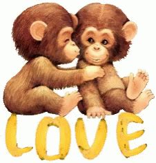 Love Monkey GIF - Love Monkey KissInTheCheeks - Discover & Share GIFs