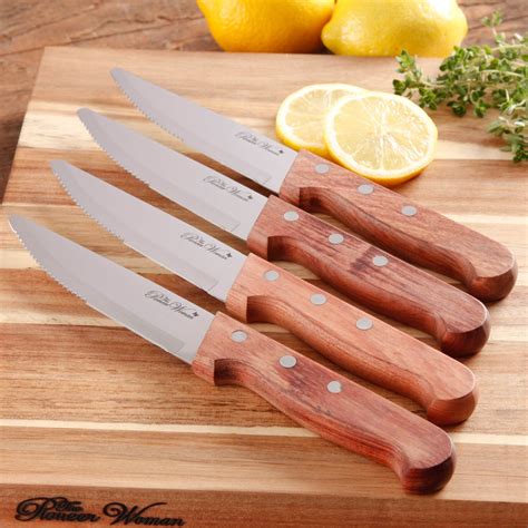 Pioneer Woman Cowboy Rustic 4 Pc. Steak Knife Set | Steak Knives | Home & Appliances | Shop The ...