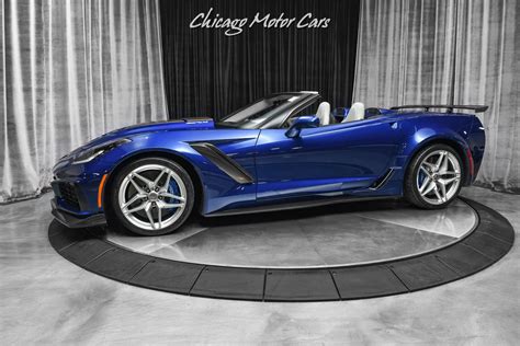 Used 2019 Chevrolet Corvette ZR1 3ZR Convertible Extremely Rare Color ...