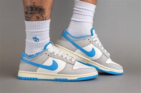 On-Feet Nike Dunk Low "Athletic Department" University Blue | Hypebeast