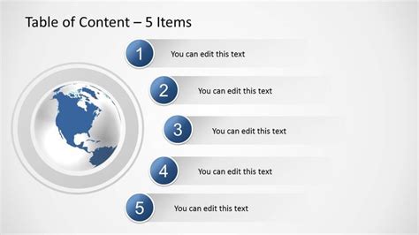 Table of Content Slides for PowerPoint - SlideModel | Powerpoint tutorial, Simple powerpoint ...