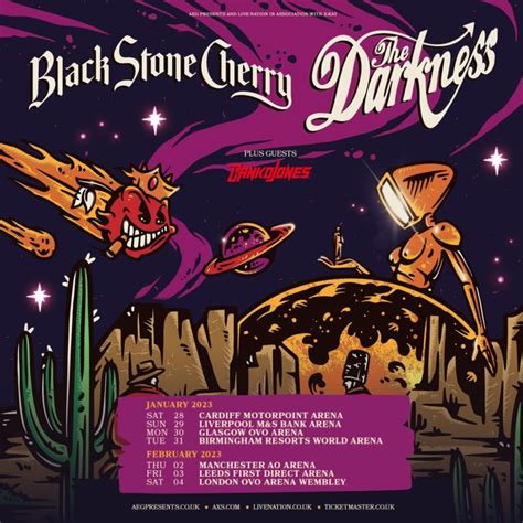 The Darkness and Black Stone Cherry announce co-headline UK tour