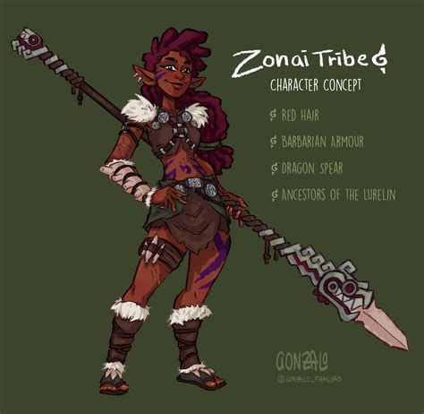 [OC] Zonai Tribe - Character Concept : zelda