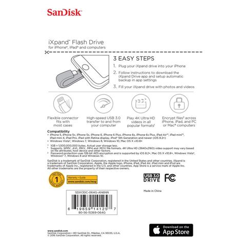 USER MANUAL SanDisk 64GB iXpand Flash Drive | Search For Manual Online